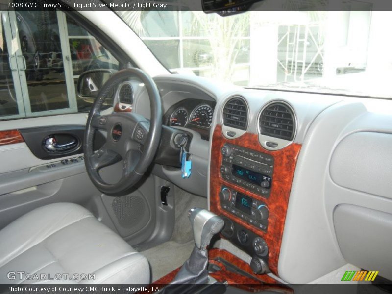 Liquid Silver Metallic / Light Gray 2008 GMC Envoy SLT