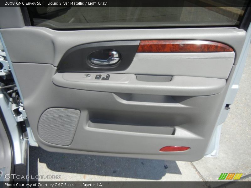 Liquid Silver Metallic / Light Gray 2008 GMC Envoy SLT