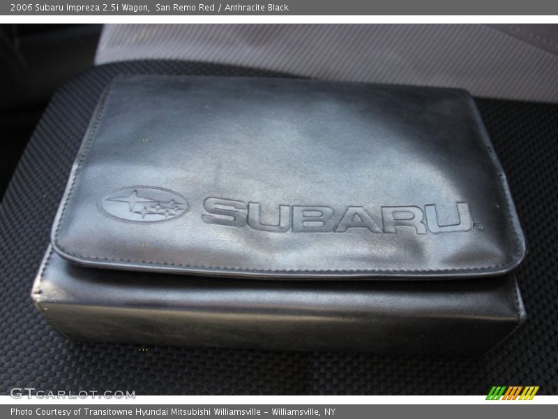 San Remo Red / Anthracite Black 2006 Subaru Impreza 2.5i Wagon
