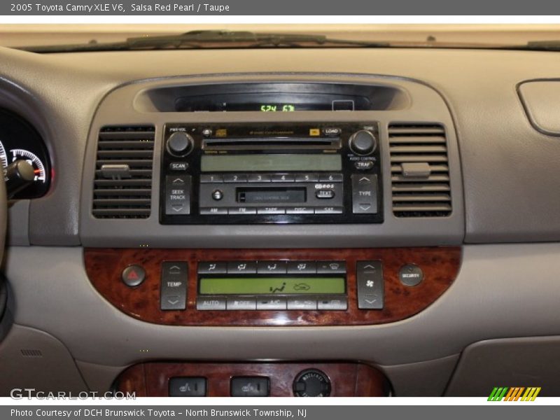 Salsa Red Pearl / Taupe 2005 Toyota Camry XLE V6
