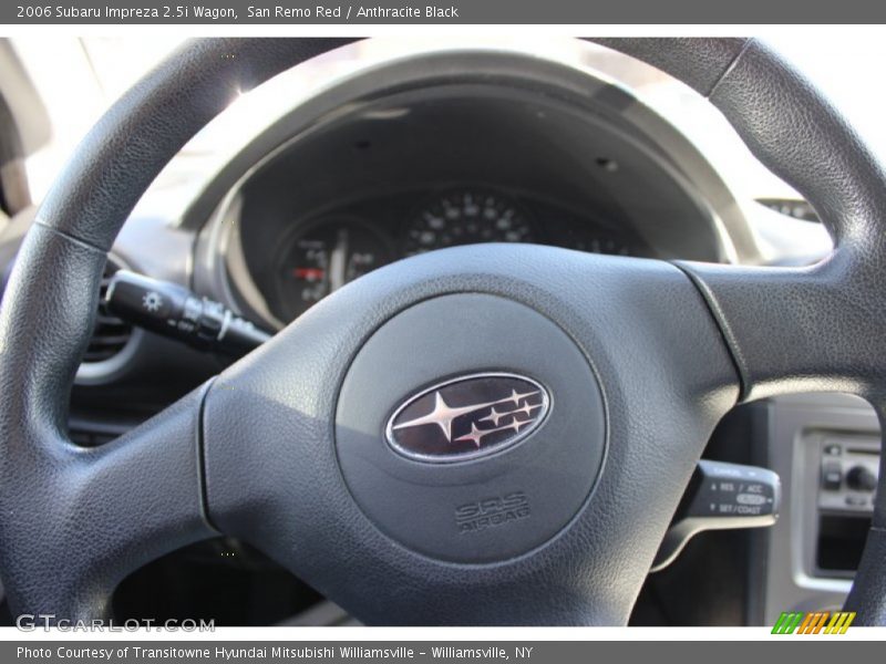 San Remo Red / Anthracite Black 2006 Subaru Impreza 2.5i Wagon