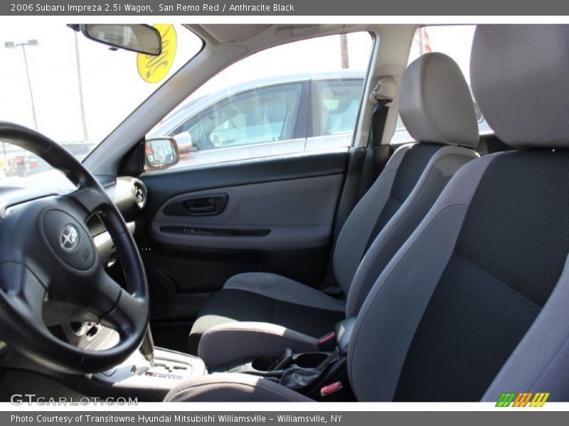 San Remo Red / Anthracite Black 2006 Subaru Impreza 2.5i Wagon