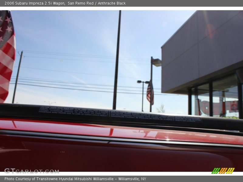 San Remo Red / Anthracite Black 2006 Subaru Impreza 2.5i Wagon