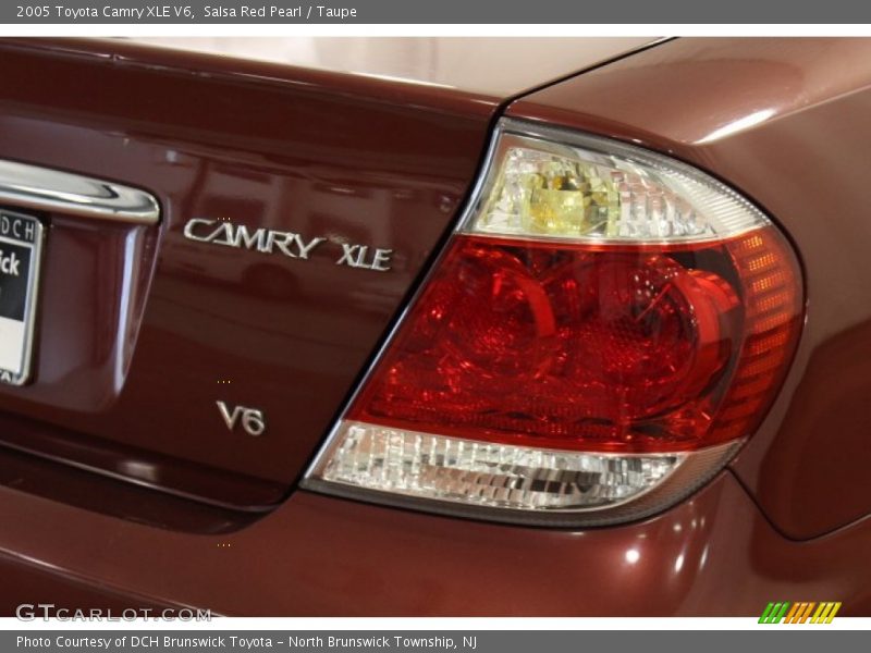 Salsa Red Pearl / Taupe 2005 Toyota Camry XLE V6