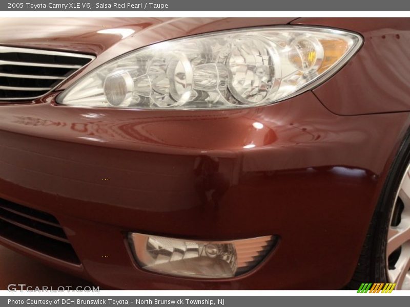 Salsa Red Pearl / Taupe 2005 Toyota Camry XLE V6