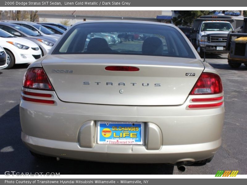 Linen Gold Metallic / Dark Slate Grey 2006 Dodge Stratus SXT Sedan
