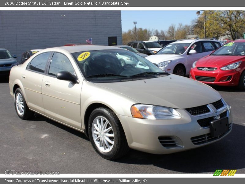 Linen Gold Metallic / Dark Slate Grey 2006 Dodge Stratus SXT Sedan