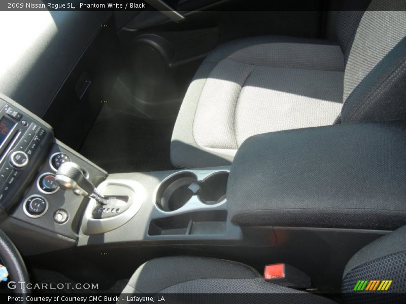 Phantom White / Black 2009 Nissan Rogue SL