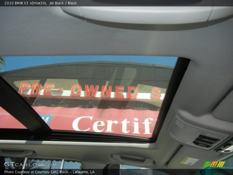 Jet Black / Black 2010 BMW X3 xDrive30i