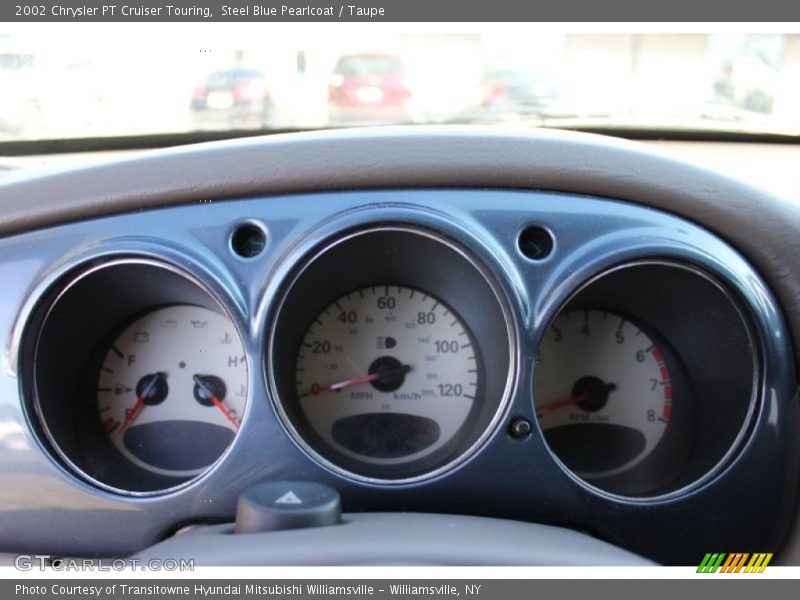 Steel Blue Pearlcoat / Taupe 2002 Chrysler PT Cruiser Touring