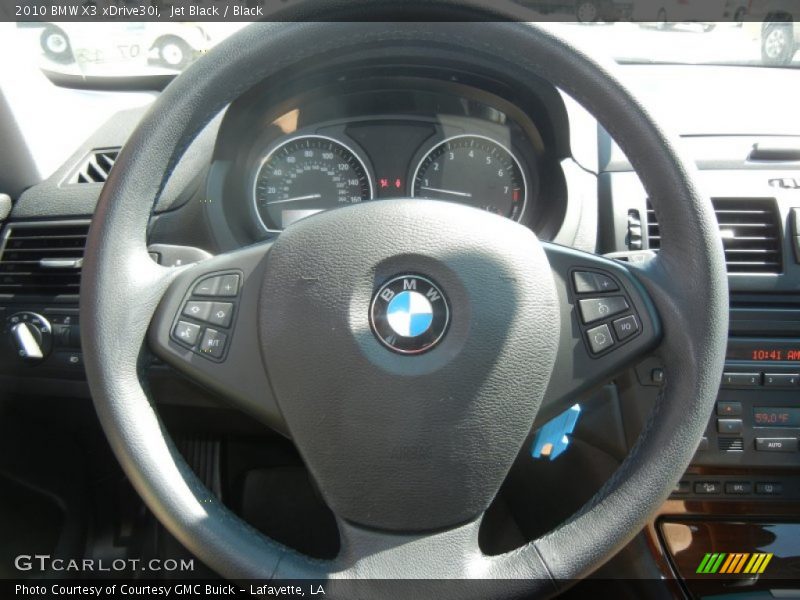 Jet Black / Black 2010 BMW X3 xDrive30i