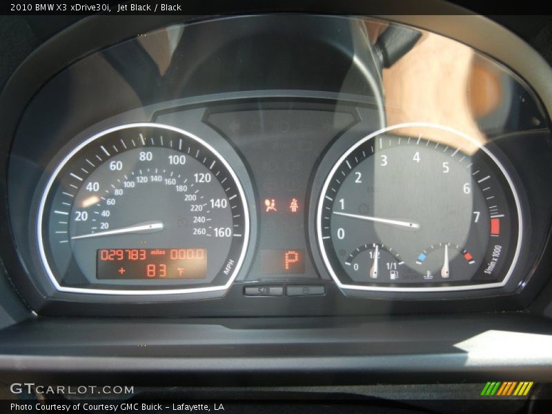 Jet Black / Black 2010 BMW X3 xDrive30i
