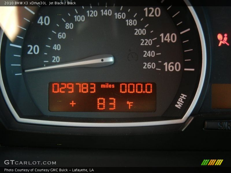 Jet Black / Black 2010 BMW X3 xDrive30i