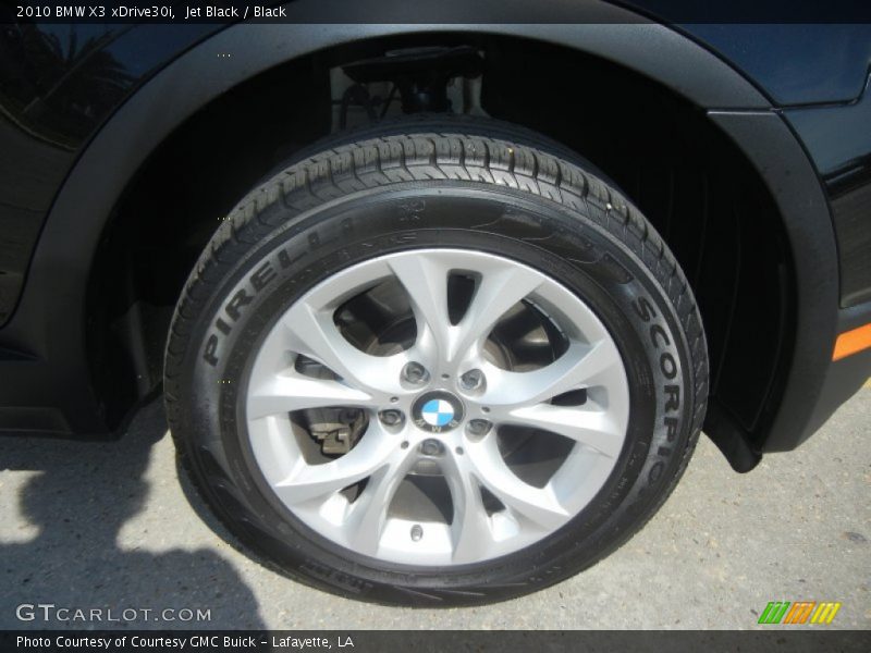 Jet Black / Black 2010 BMW X3 xDrive30i