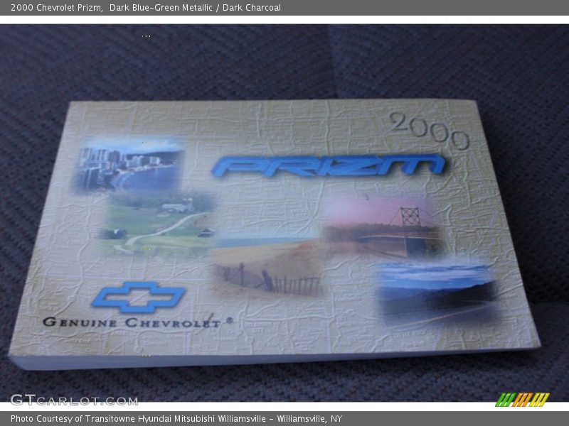 Dark Blue-Green Metallic / Dark Charcoal 2000 Chevrolet Prizm
