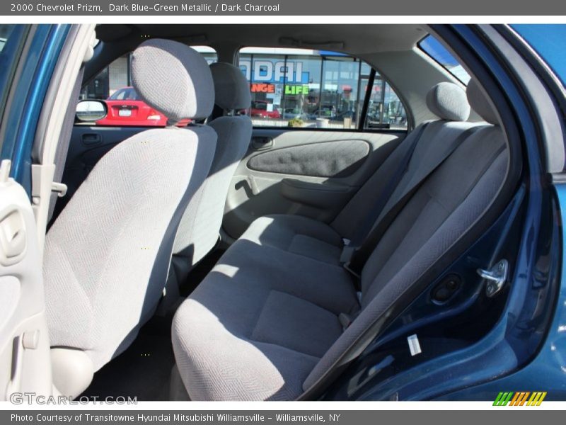 Dark Blue-Green Metallic / Dark Charcoal 2000 Chevrolet Prizm