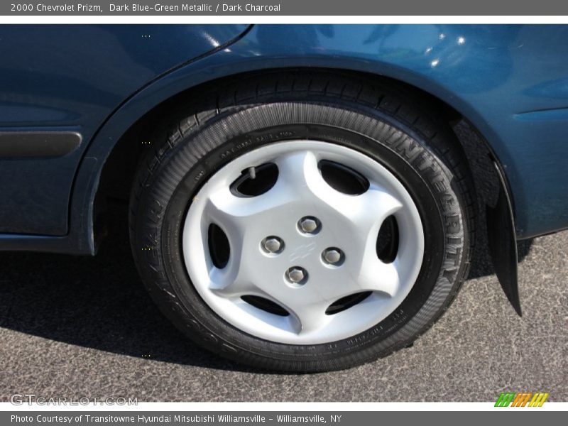 Dark Blue-Green Metallic / Dark Charcoal 2000 Chevrolet Prizm
