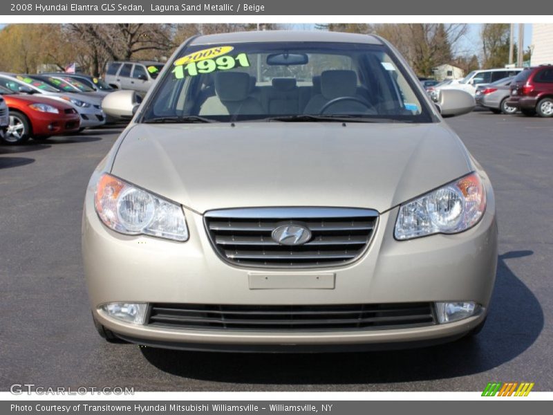 Laguna Sand Metallic / Beige 2008 Hyundai Elantra GLS Sedan