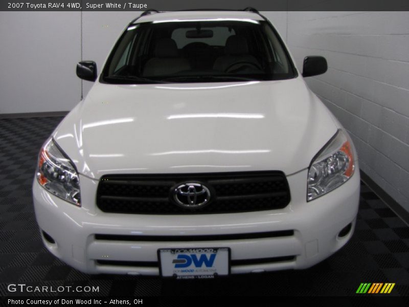 Super White / Taupe 2007 Toyota RAV4 4WD