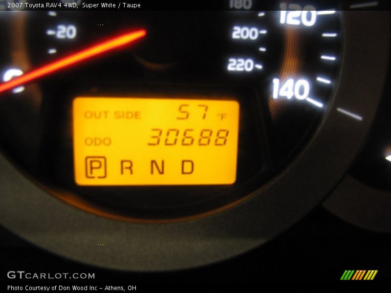 Super White / Taupe 2007 Toyota RAV4 4WD