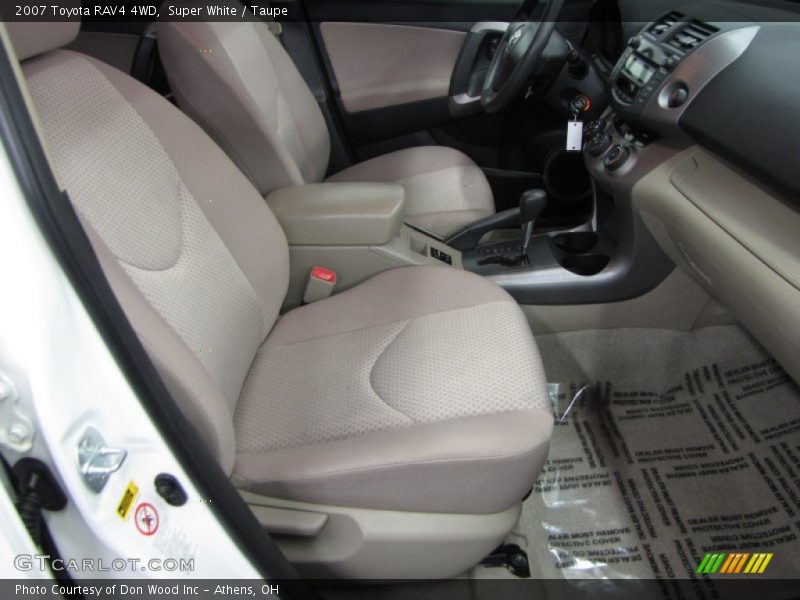 Super White / Taupe 2007 Toyota RAV4 4WD