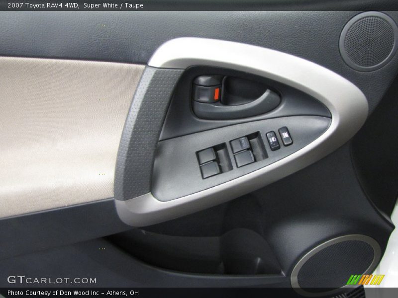 Super White / Taupe 2007 Toyota RAV4 4WD