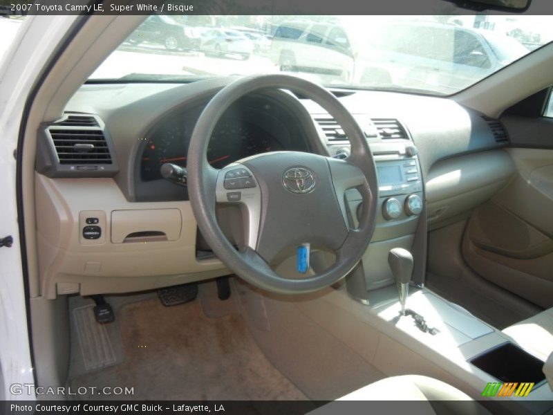 Super White / Bisque 2007 Toyota Camry LE