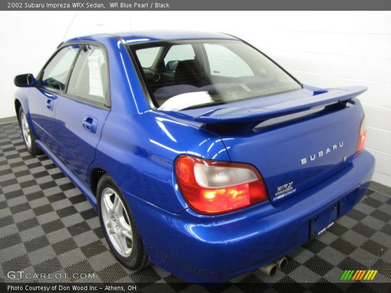 WR Blue Pearl / Black 2002 Subaru Impreza WRX Sedan