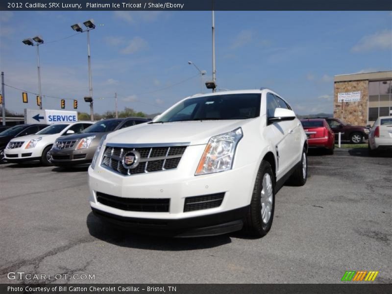 Platinum Ice Tricoat / Shale/Ebony 2012 Cadillac SRX Luxury