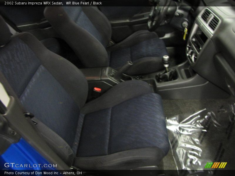 WR Blue Pearl / Black 2002 Subaru Impreza WRX Sedan