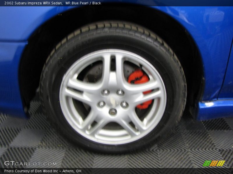 WR Blue Pearl / Black 2002 Subaru Impreza WRX Sedan