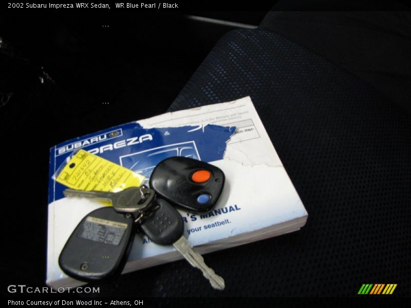 Keys of 2002 Impreza WRX Sedan