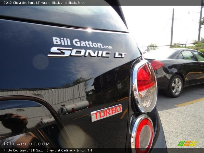 Black / Jet Black/Brick 2012 Chevrolet Sonic LT Hatch