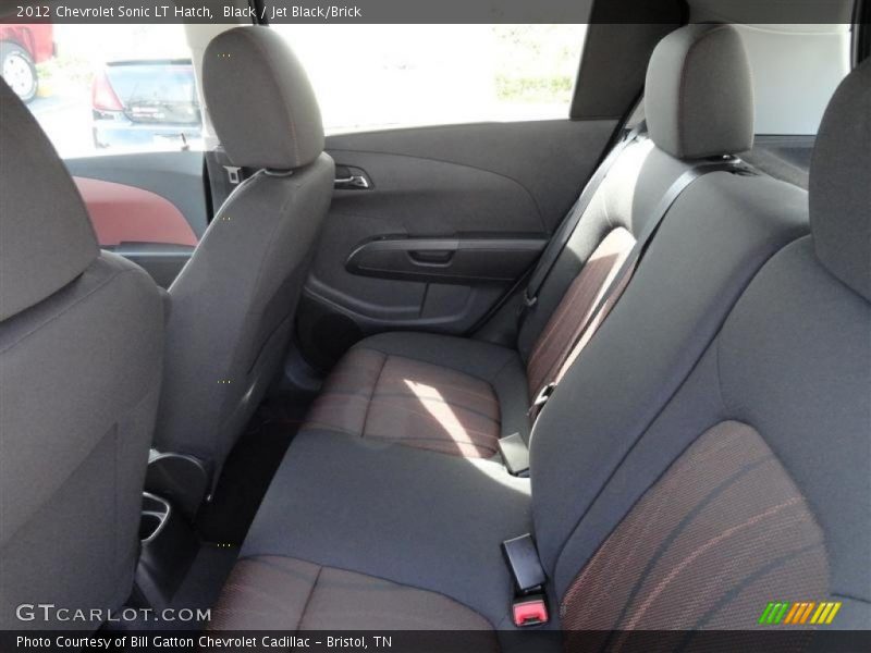 Black / Jet Black/Brick 2012 Chevrolet Sonic LT Hatch