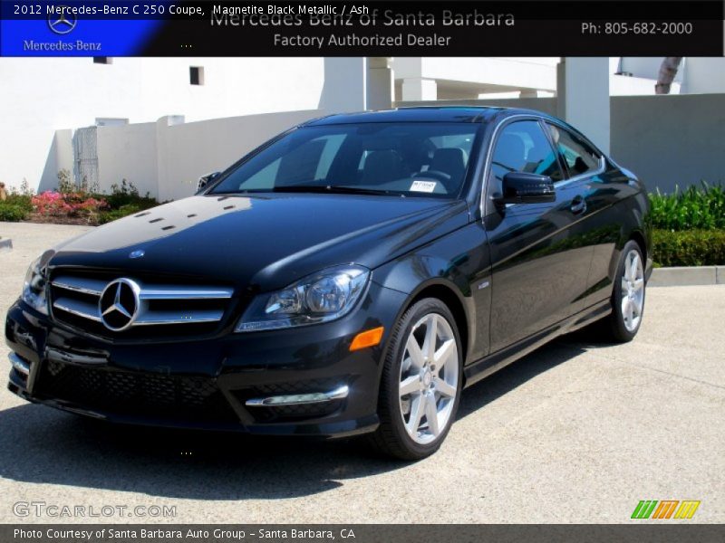 Magnetite Black Metallic / Ash 2012 Mercedes-Benz C 250 Coupe