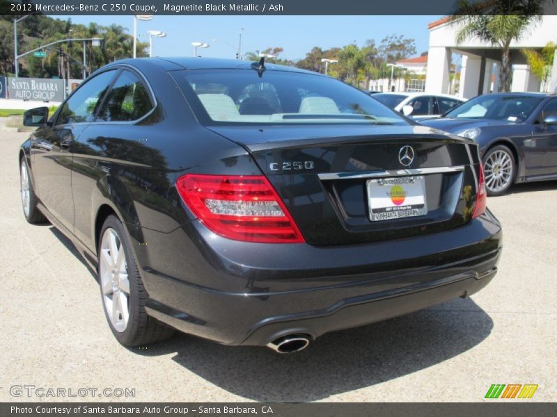 Magnetite Black Metallic / Ash 2012 Mercedes-Benz C 250 Coupe