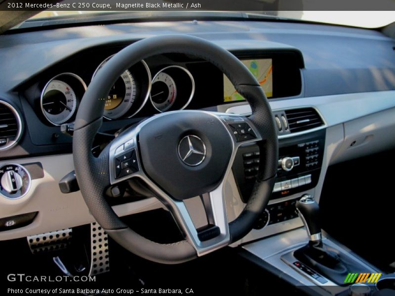 Magnetite Black Metallic / Ash 2012 Mercedes-Benz C 250 Coupe