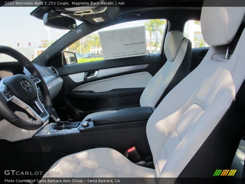 Magnetite Black Metallic / Ash 2012 Mercedes-Benz C 250 Coupe