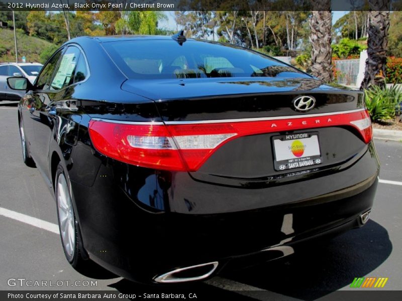 Black Onyx Pearl / Chestnut Brown 2012 Hyundai Azera