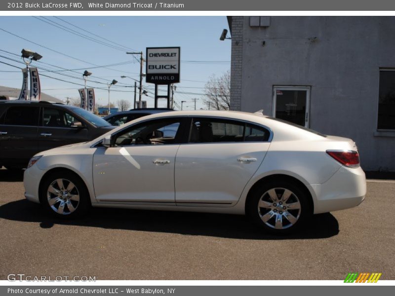 White Diamond Tricoat / Titanium 2012 Buick LaCrosse FWD