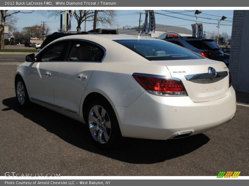 White Diamond Tricoat / Titanium 2012 Buick LaCrosse FWD