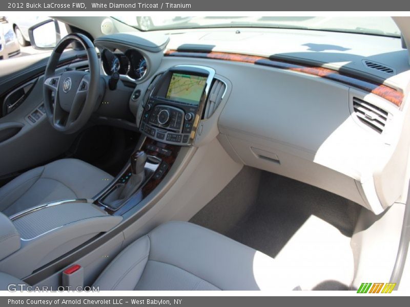 White Diamond Tricoat / Titanium 2012 Buick LaCrosse FWD