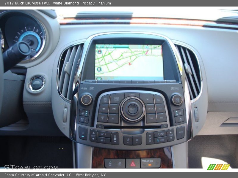 White Diamond Tricoat / Titanium 2012 Buick LaCrosse FWD