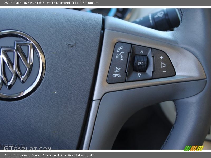 White Diamond Tricoat / Titanium 2012 Buick LaCrosse FWD