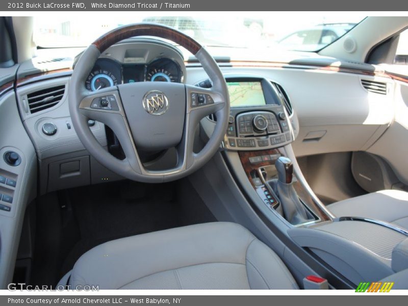 White Diamond Tricoat / Titanium 2012 Buick LaCrosse FWD