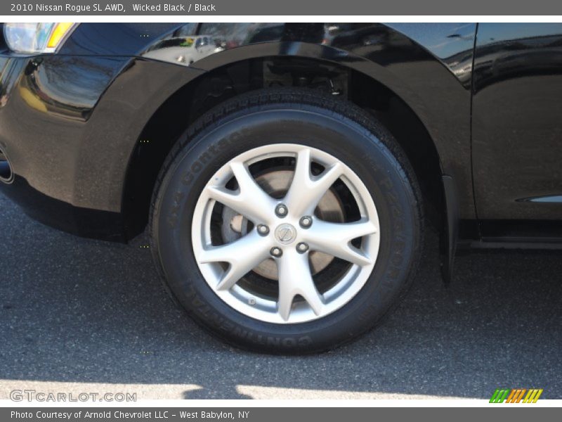 Wicked Black / Black 2010 Nissan Rogue SL AWD