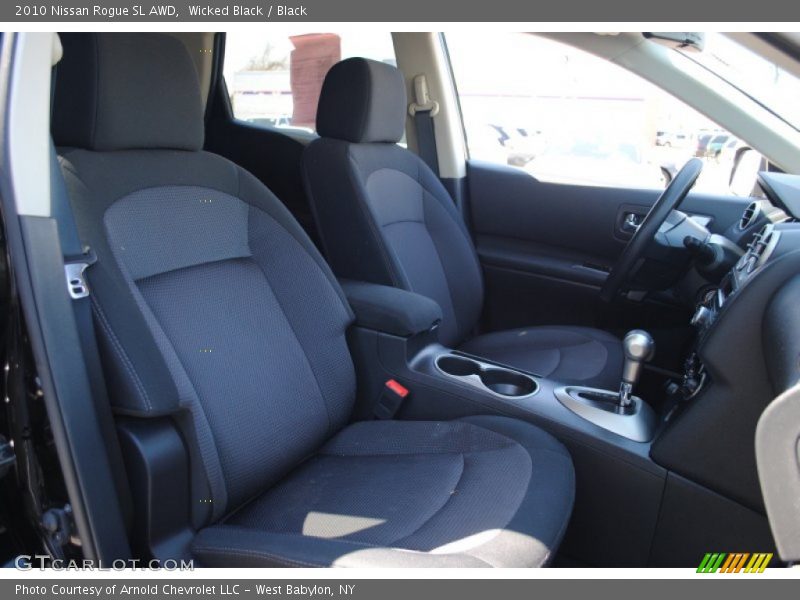 Wicked Black / Black 2010 Nissan Rogue SL AWD