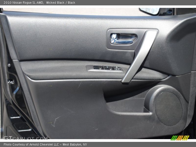 Wicked Black / Black 2010 Nissan Rogue SL AWD