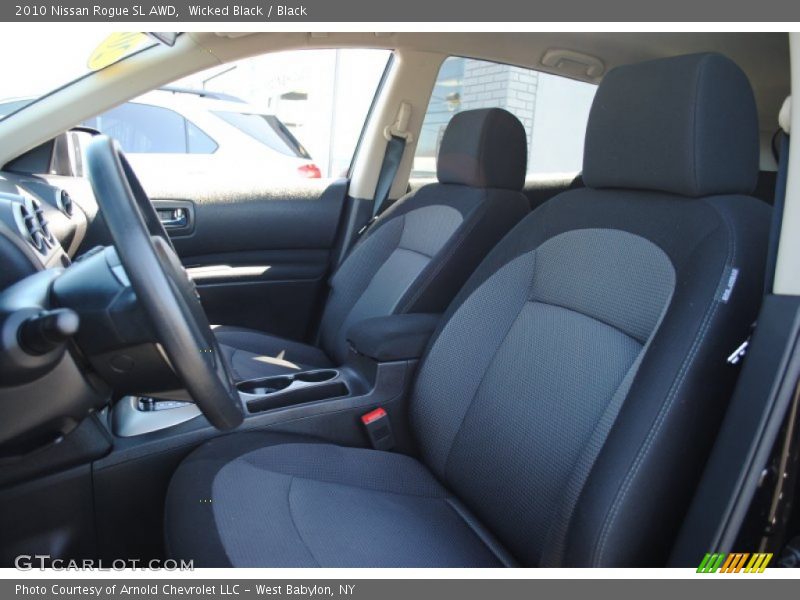 Wicked Black / Black 2010 Nissan Rogue SL AWD