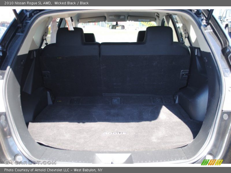 Wicked Black / Black 2010 Nissan Rogue SL AWD
